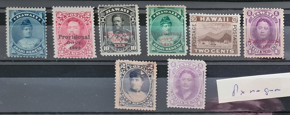 夏威夷  - a890）少见提供的经典邮票在3张照片中 #1.0