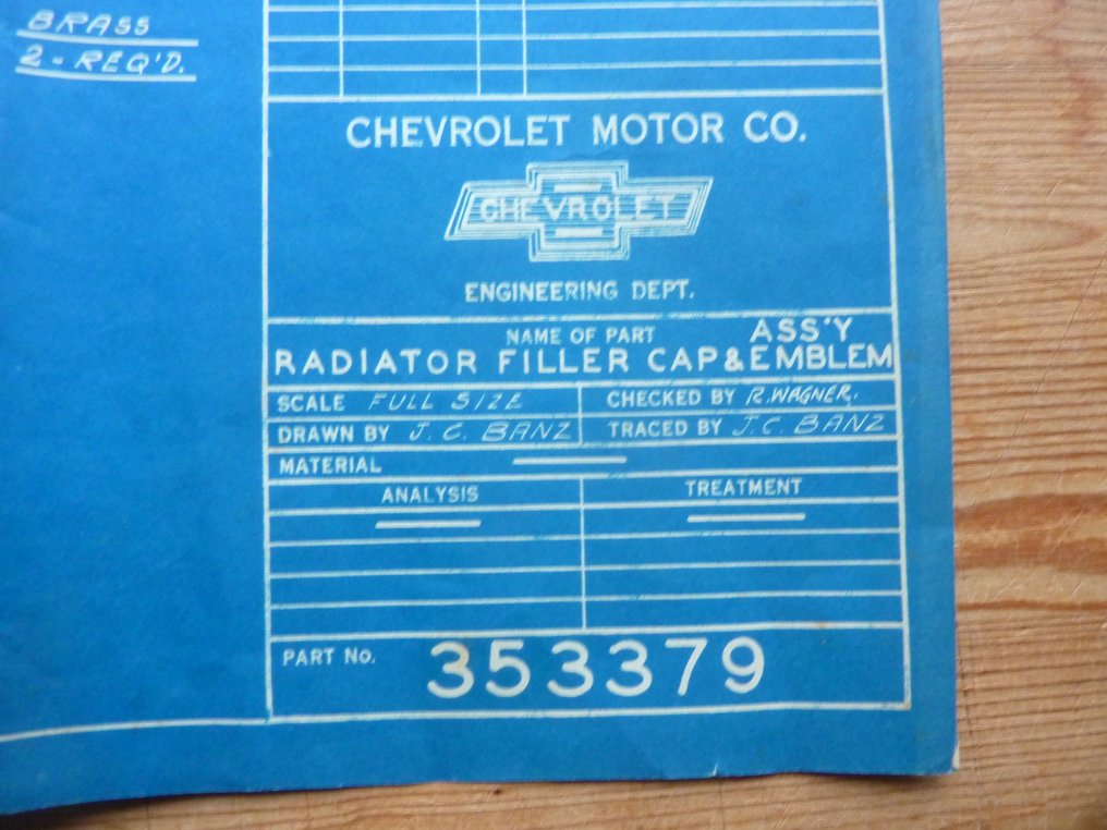 suunnitelma - Chevrolet - Radiator Mascot - 1927 - 1927 #2.1