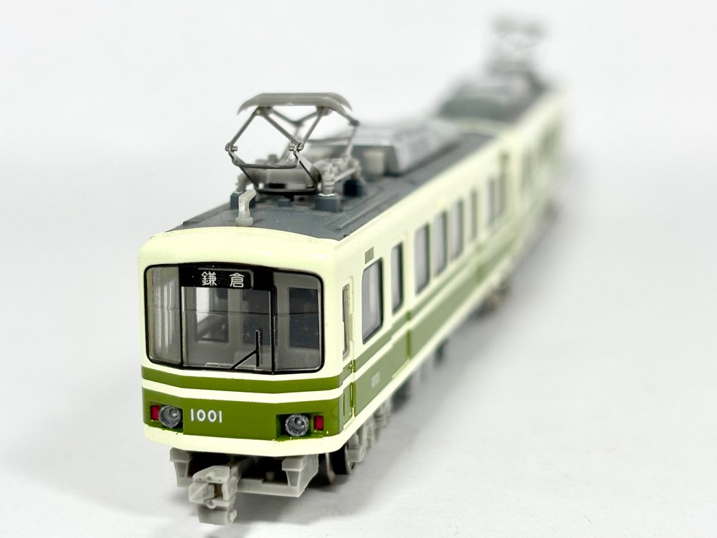 MODEMO N - NT25 - Modeleltog (1) - Enoden 1000 Series Standard Livery – 2-vogns sæt (Motorvogn + Trailervogn) - Enoshima Electric Railway (Enoden) #1.0