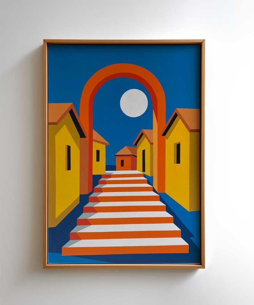 Nelson F. León - "Bajo el Arco de la Noche" XL- (NO Reserve) #2.1