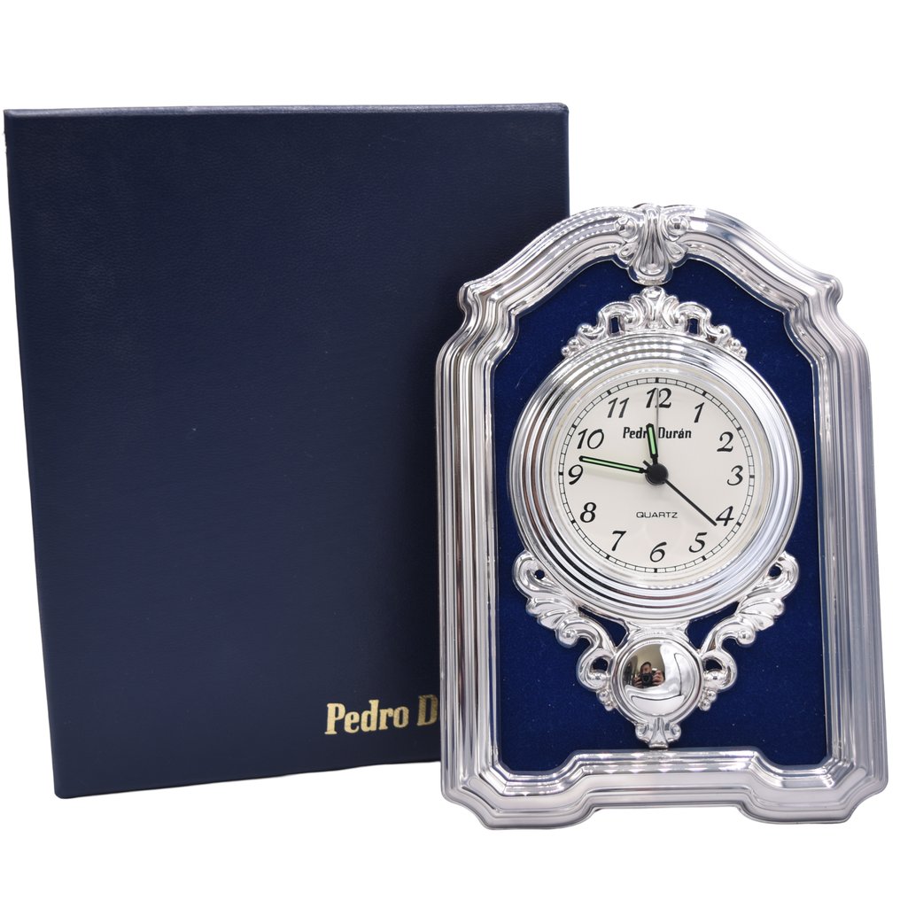 Tisch/Schreibtischuhren - Pedro Durán -   Silber - 1990-2000 #1.0