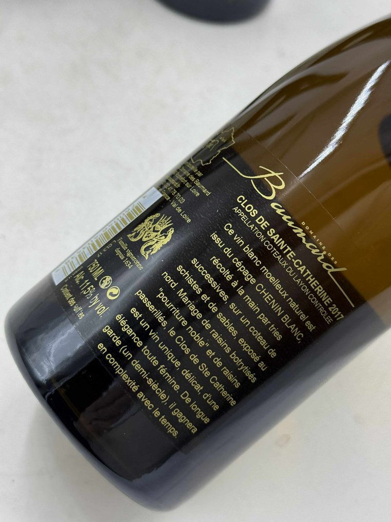 2017 Domaine des Baumard Clos de Sainte Catherine - Coteaux du Layon - 3 Pullot (0.7 L) #2.1