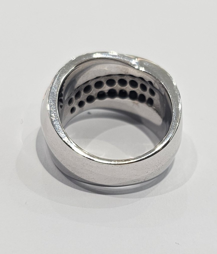 Ring - 18 kt Vittguld - 0.50ct. tw. Diamant (Natural) #1.0