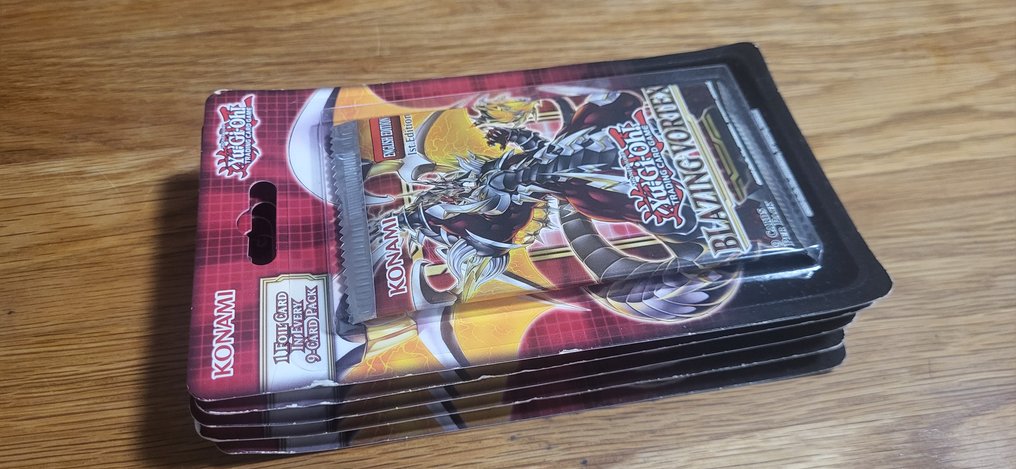 Konami - 5 Blister pack - Yu-Gi-Oh! - Blazing Vortex Booster Pack #4.3