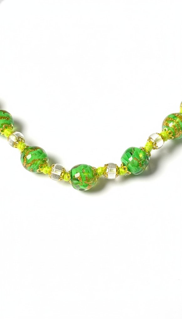 vidro de Murano - Colar - Murano com avventurina #3.2