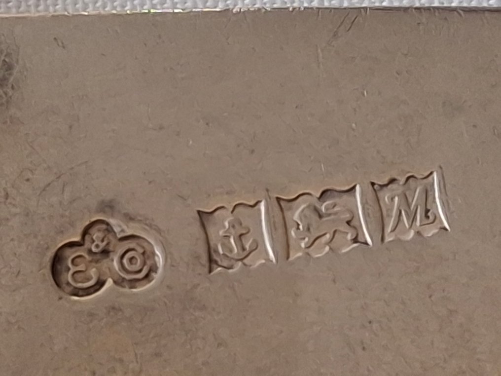 Cucchiaino da tè (2) - Tovaglietta da tè in argento massiccio con il suo supporto corrispondente, Birmingham, Regno Unito. - .925 argento - Theezeef mt Houder Zilver #4.3