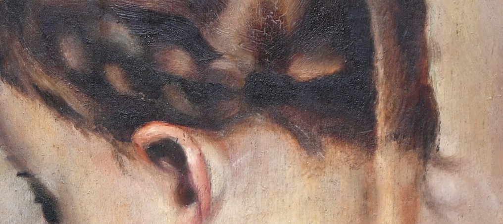 Arthur Kampf (1864–1950) - Portrait d’enfant de profil #4.3