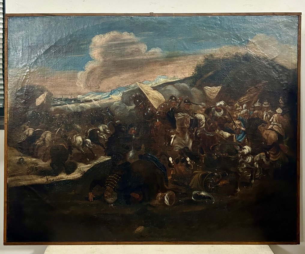 Salvator Rosa (1615–1673), ambito di - Grande battaglia cavalleresca #3.2