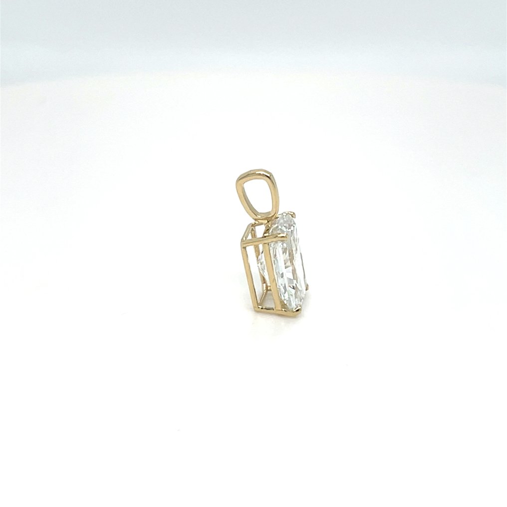 χωρίς τιμή ασφαλείας - Κρεμαστό κόσμημα - 14 καράτια Κίτρινο χρυσό - 1.03ct. tw. Διαμάντι (Εργαστηριακής καλλιέργειας) #3.2