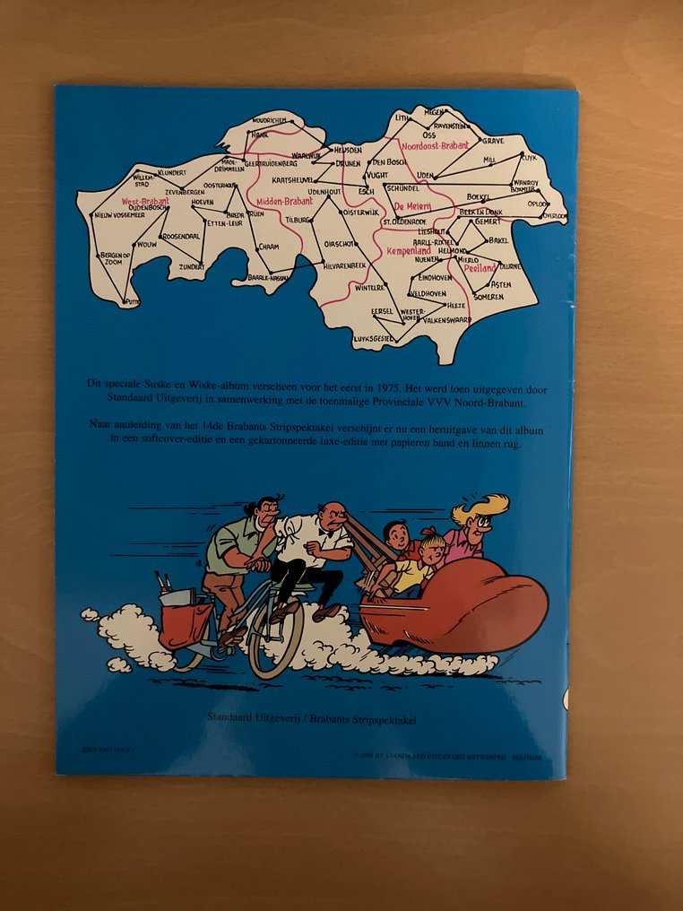 Suske en Wiske - De vliegende klomp - opdrachttekening - 1 Album - First edition - 1999 #3.2