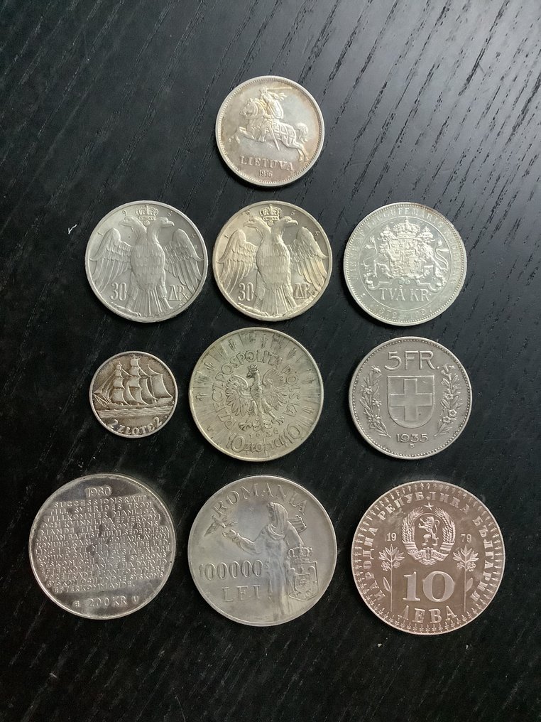 World. Collection of silver coins 1897-1980  (No reserve price) #1.0