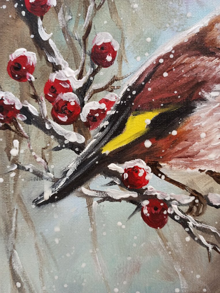 Tomasz Bednarski (1965) - Winter Goldfinch #3.2