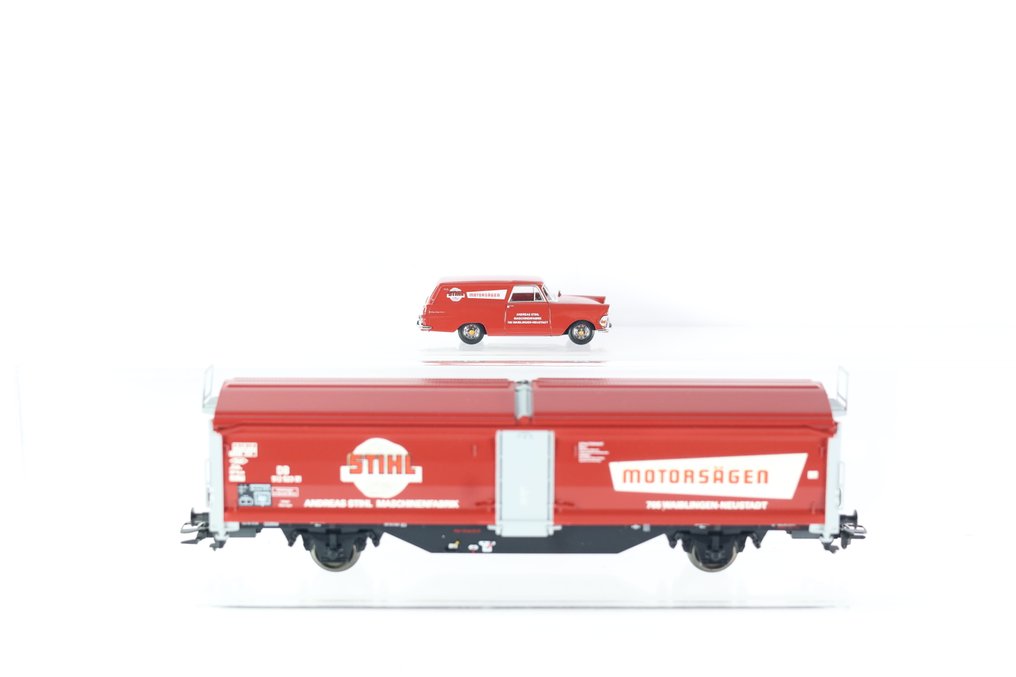 Märklin H0 - 48123 - Set di vagoni merci di modellini di treni (1) - Museumwagen 2023 - DB #1.0