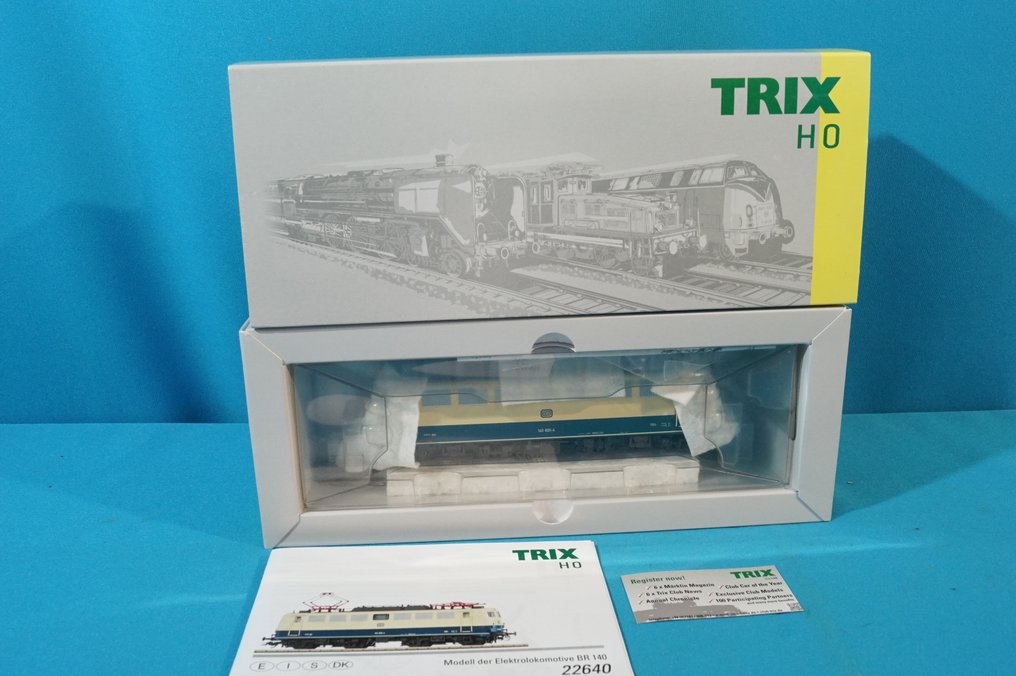 Trix H0 - 22640 - Locomotiva elettrica (1) - Br 140 MHI Exclusive - DB #4.3
