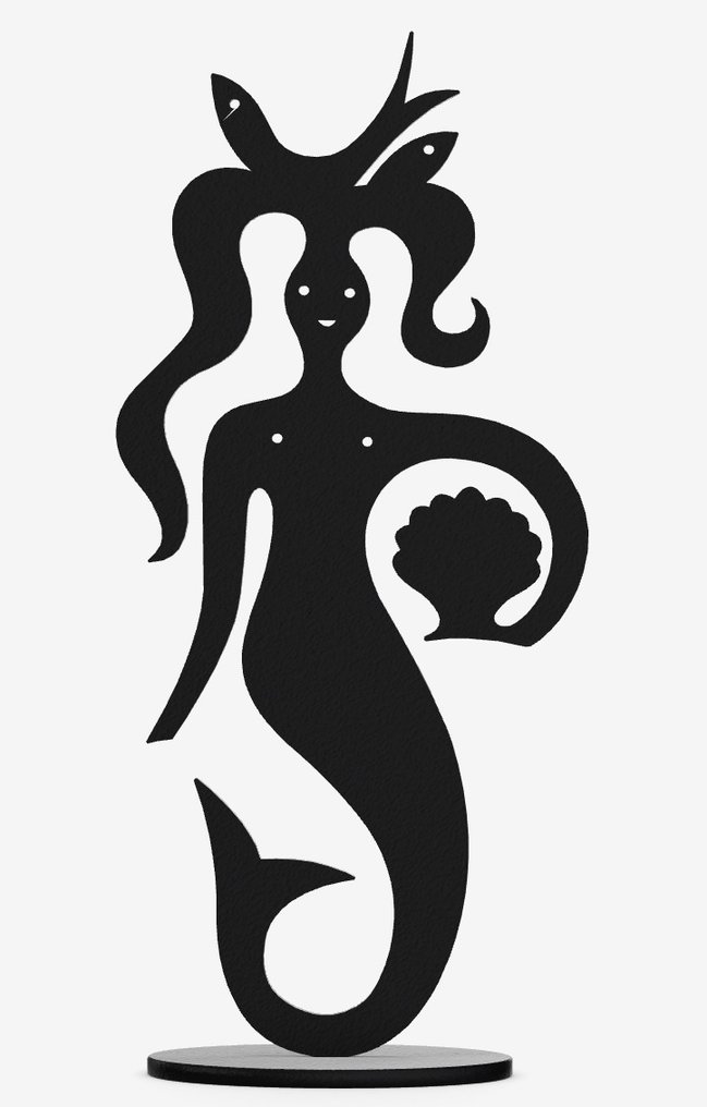 Zierornament - Vitra - Silhouette Meerjungfrau - Schweiz - Alexander Girard #3.2