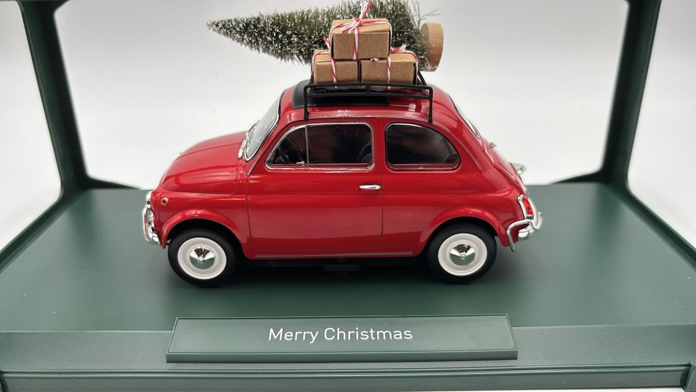 Norev 1:18 - Modellauto - Fiat 500L 1968 Red Christmas - (cod.B11) #1.0