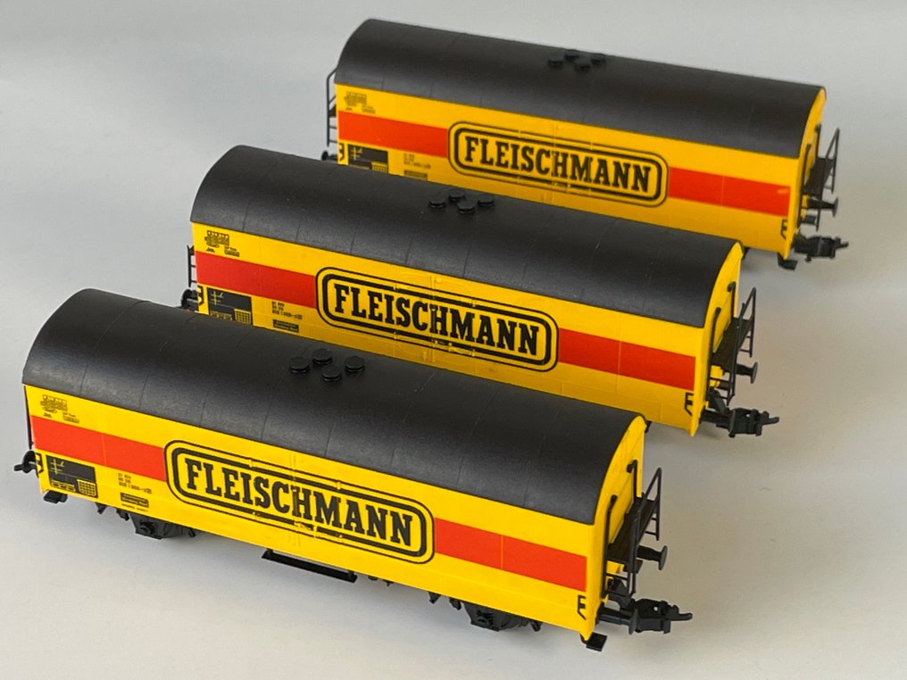Fleischmann H0 - Set machetă tren cu vagon marfă (6) - Set de reclame pentru vehicule Fleischmann #3.2
