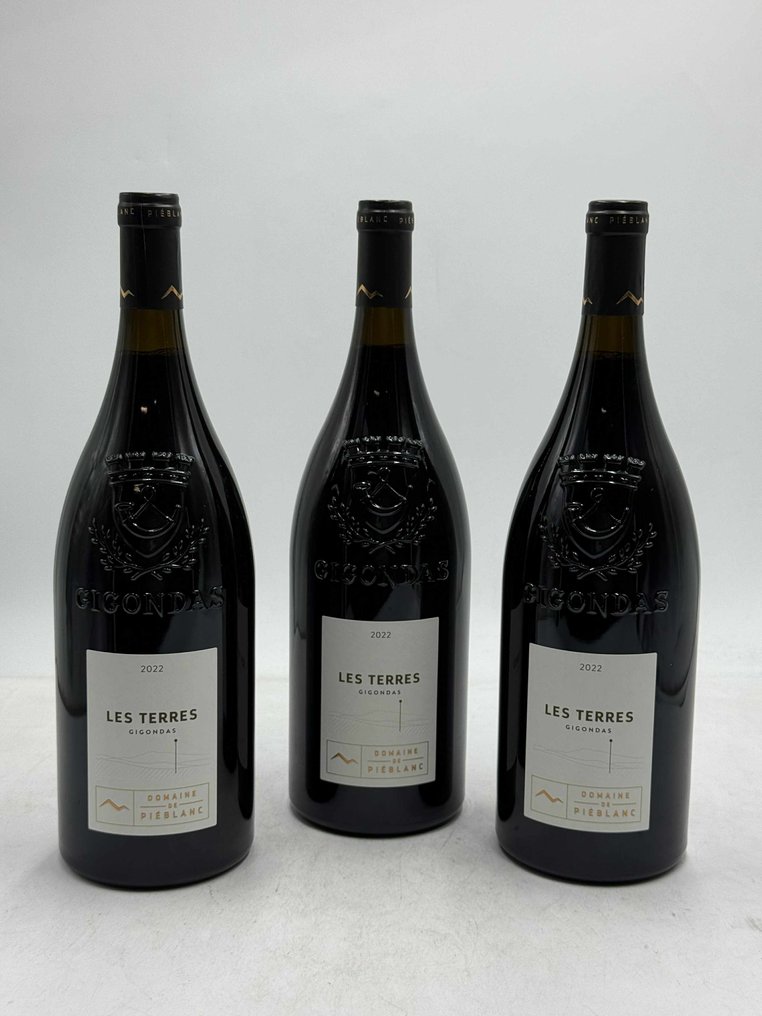 2022 Domaine de Piéblanc Les Terres - Gigondas - 3 Magnums (1.5L) #1.0