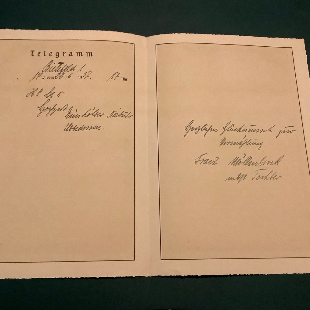 German Empire 1939 - Telegram with double eagle - Michel #1.0