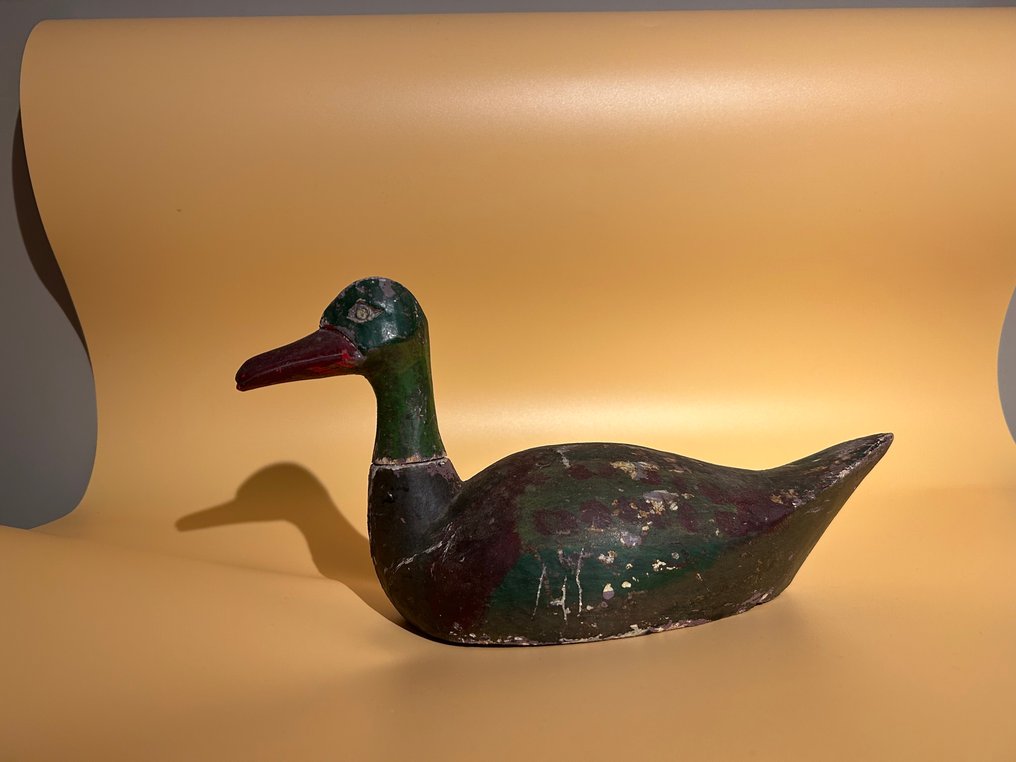 Duck decoy - Antiek Lokeend - Wood #2.1