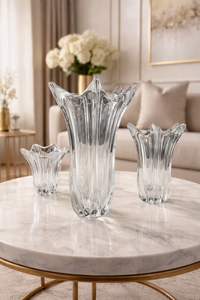 Daum - Βάζο (3)  - Κρύσταλλο - Daum France – Κρύσταλλο #1.0