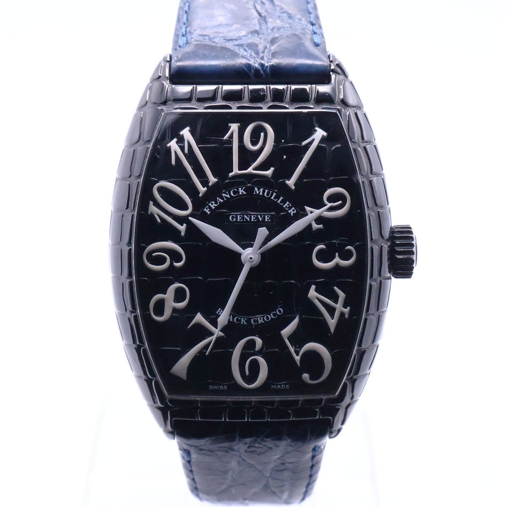 Franck Muller - Tonneau Curvex Black Croco - 没有保留价 - 7880SC BLK CRO - 中性 - 2010-2020年  #1.0