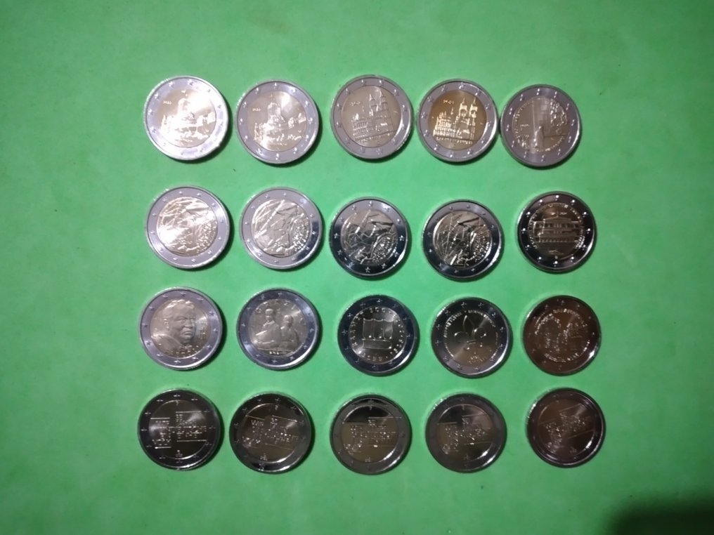 Ευρώπη. 2 Euro 2020/2025 (20 monete)  (χωρίς τιμή ασφαλείας) #1.0