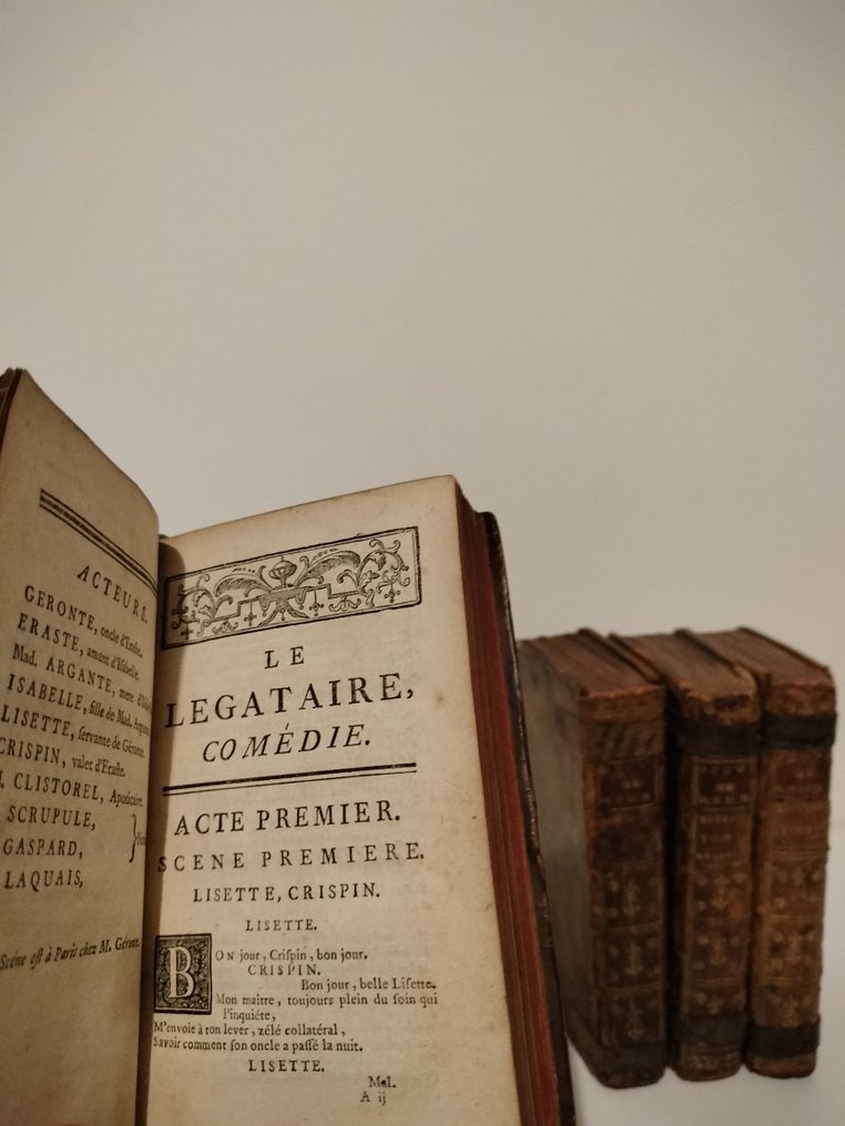 Jean François Regnard - Oeuvres de M.Regnard  , complet en  [ 4 / 4 volume ] - 1750 #4.3