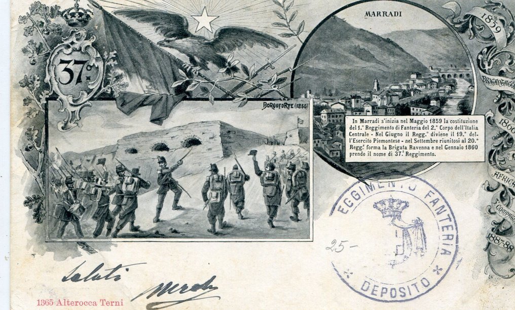 義大利 - 意大利，景观与插画师。 - 明信片 (97) - 1903-1950 #3.2