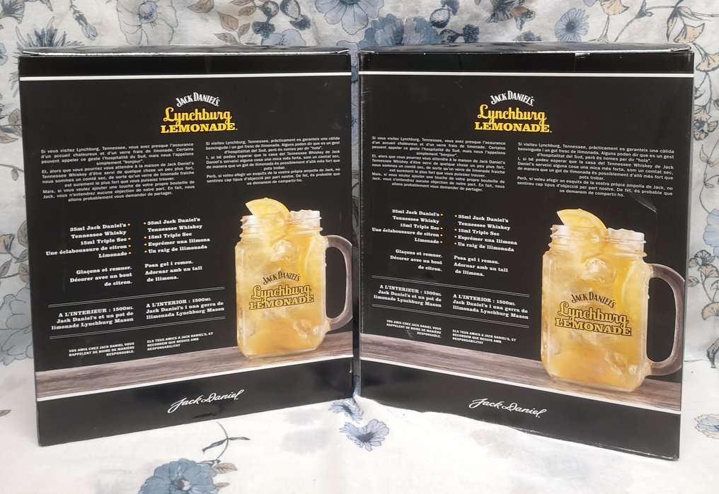 Jack Daniel's Old No 7 Lynchburg Lemonade - Gift pack flask  - 1,5 litros - 2 botellas  #3.2