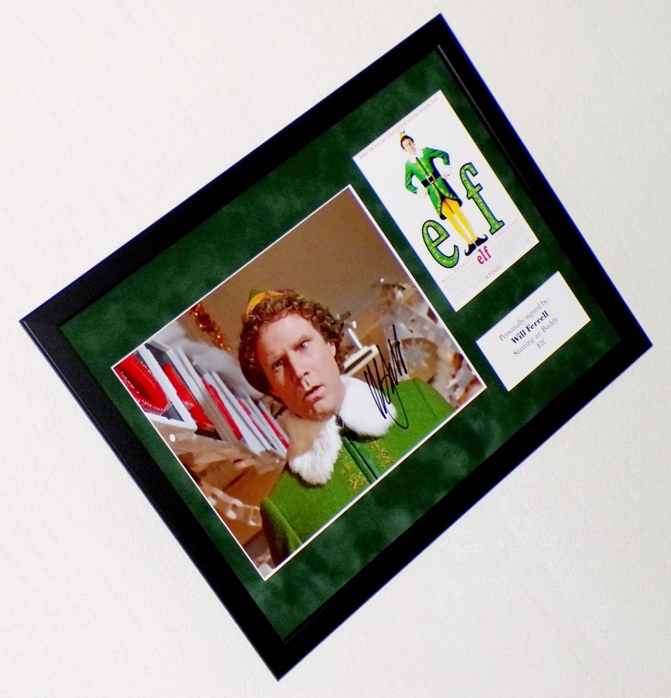 Elf - Will Ferrell (Buddy) Premium Framed, signed, + Certificate of Authenticity #1.0