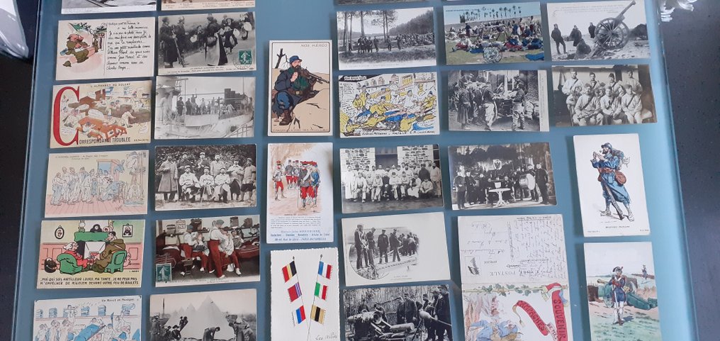 法国 - 欧洲, 第一次世界大战, 军事, 船、幽默、插画家、照片卡片 - 明信片 - 1914-1918 #1.0