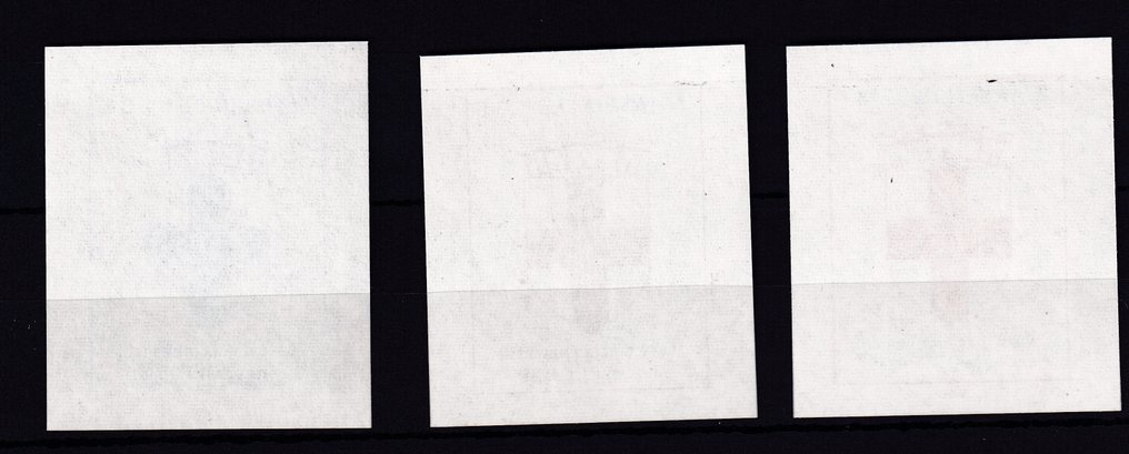 法国 1988 - 罢工邮票，马赛，完整系列 - Mayer n°44/46 #1.0