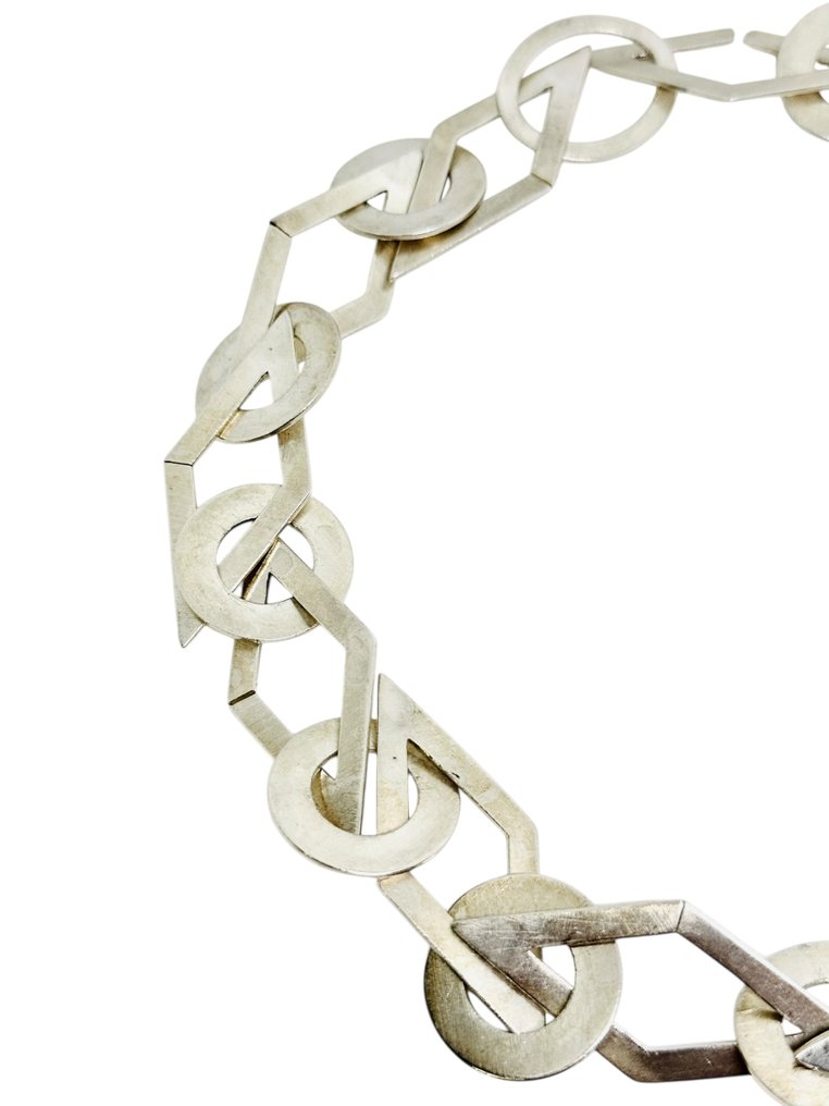 χωρίς τιμή ασφαλείας - Statement κολιέ Ασημί - Σχεδιασμός έργου/Γκαλερί #4.3