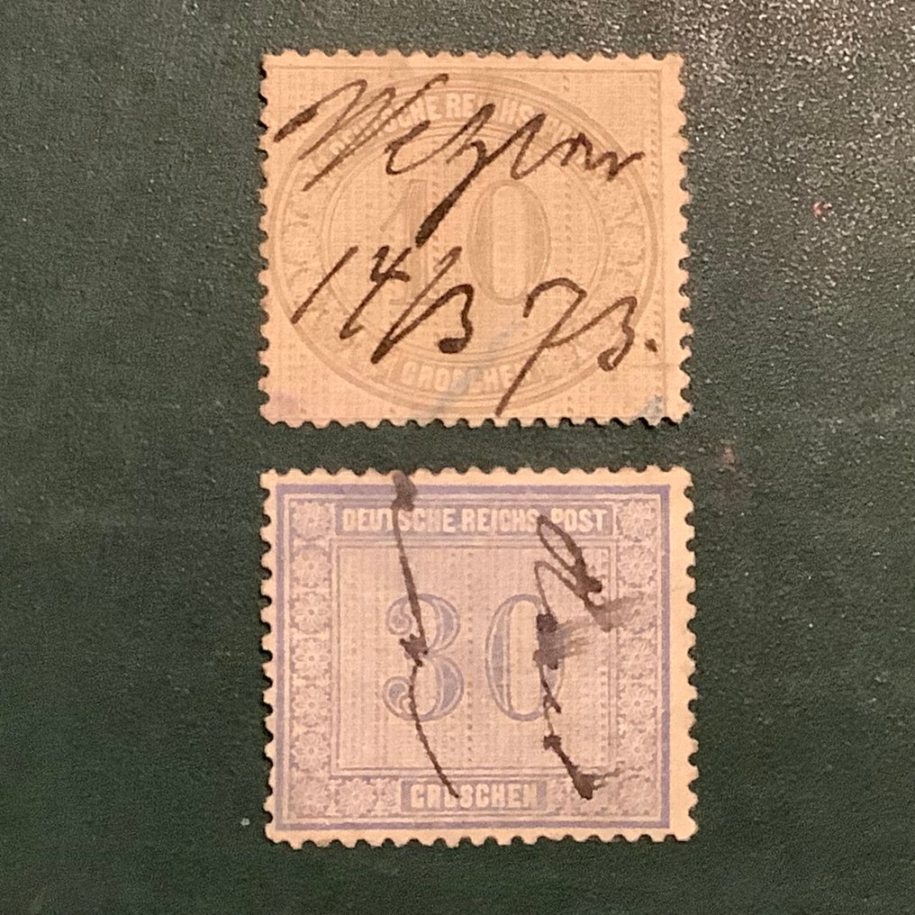 德意志帝國 1872 - 内部事务 - Michel 12/13 #1.0