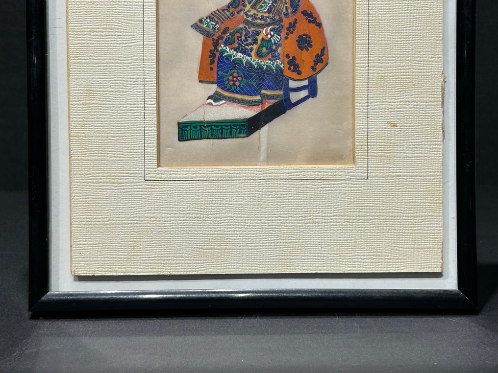rijstpapier keizer schildering - Unbekannter Künstler - China - Qing Dynastie (1644-1911)  (Ohne mindestpreis) #4.3