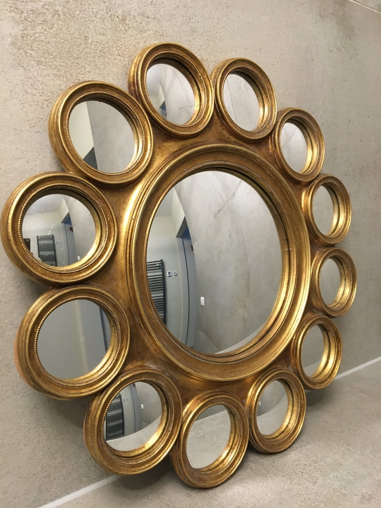 Spejl  - Glas - 12+1 CONVEX, HEKSENOOG #2.1