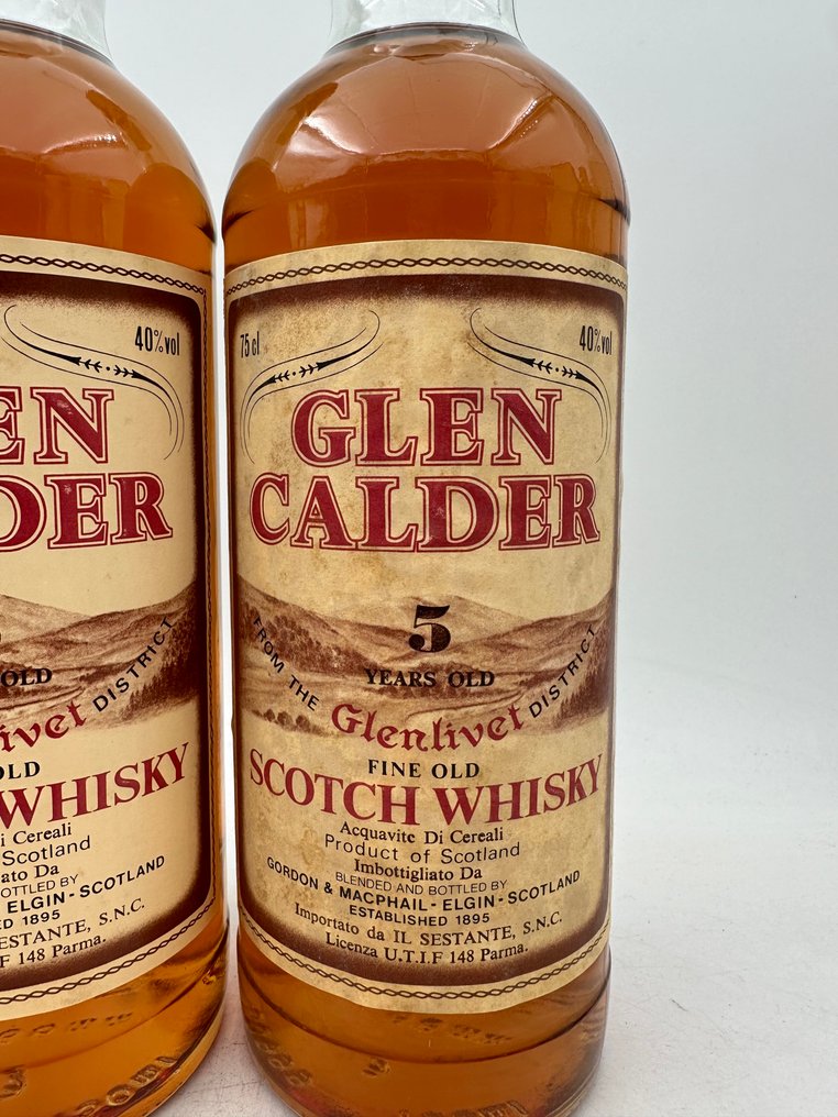 Glen Calder 5 years old - Gordon & MacPhail  - b. Anni ‘80 - 75cl - 2 bottiglie #2.1