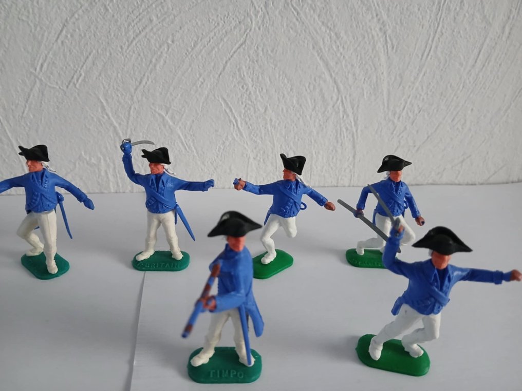 Timpo Toys - Statuetta - 9x American Revolution 1:32 - Plastica #4.3