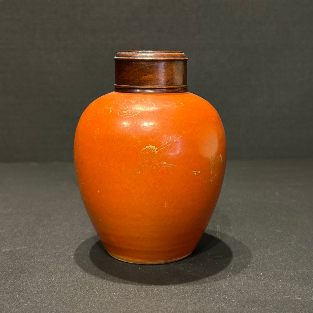 Vaas - Porselein - China - Qing Dynastie (1644-1911)  (Zonder minimumprijs) #2.1