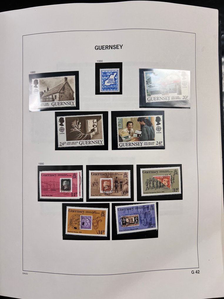 British Commonwealth  - Beautiful collections of the Channel Islands in 3 albums #1.0