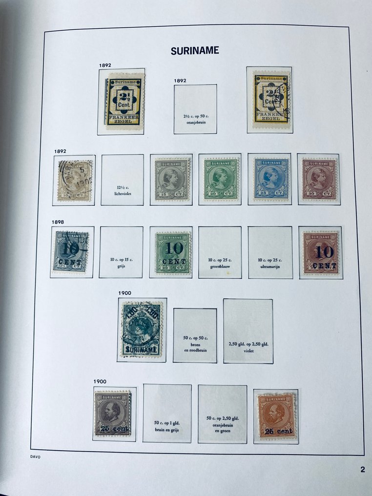 世界  - 苏里南收藏在 DAVO LX #3.2