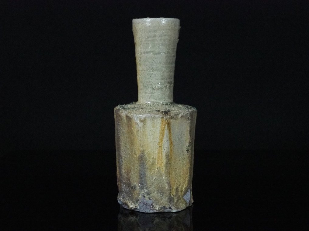 Ki-seto 花瓶——由活国家宝藏展出作品 - 石器 - 加藤孝造 Kato Kozo (1935-2023) - 日本 - 1900-2000 #3.2