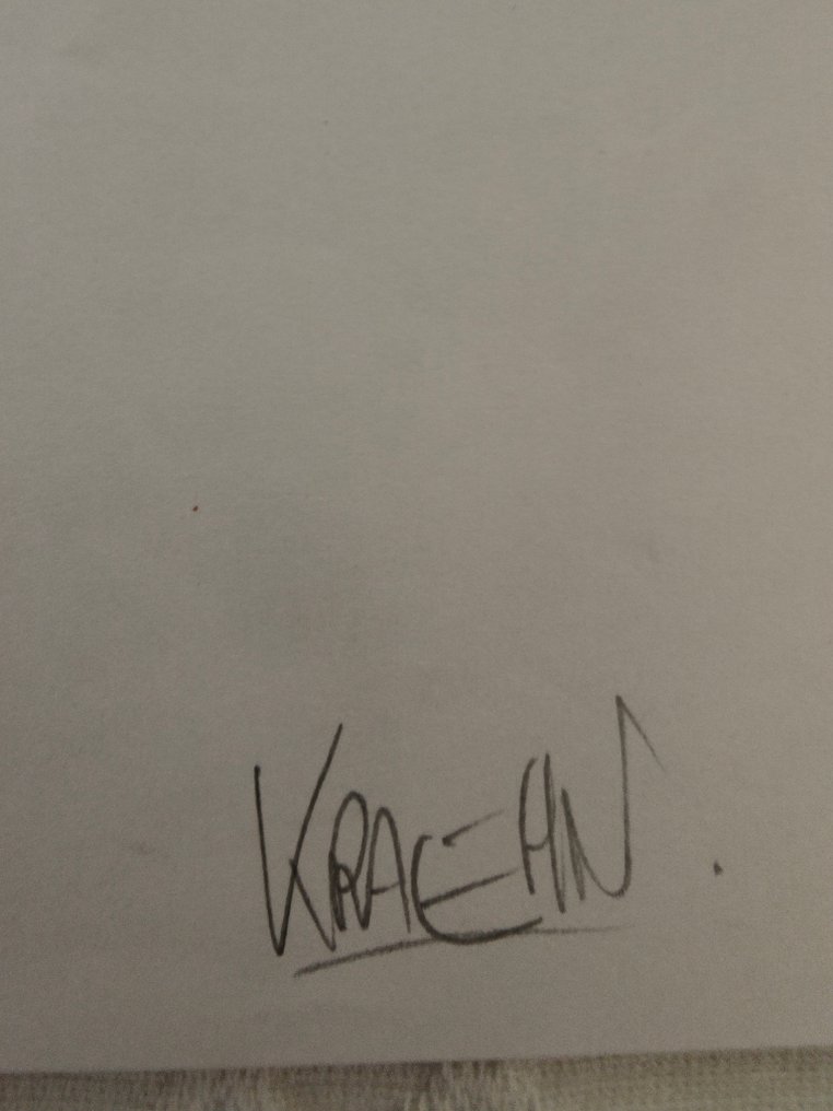 Kraehn, Jean-Charles - 1 Original drawing - Gil Saint André - Recto et verso - Couples nus - Osé. - 2020 #4.3