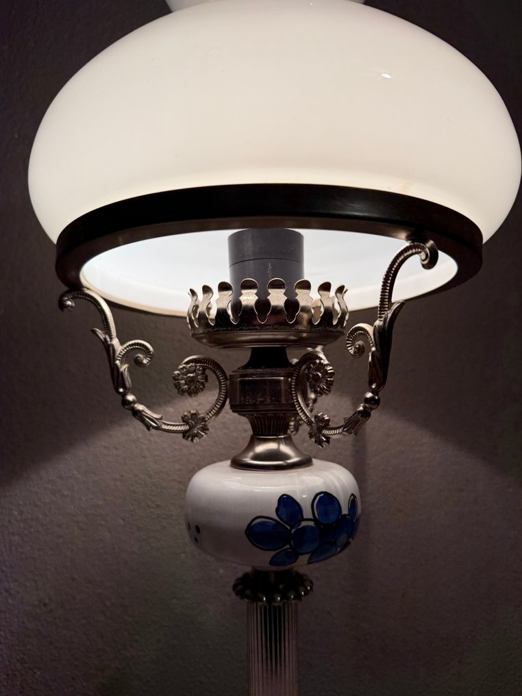 Επιτραπέζιο φωτιστικό - Γυαλί, Πορσελάνη, Μέταλλο #4.3