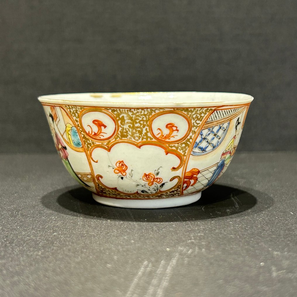 杯子和碟子 - 瓷 - 设置永正的 kopjes #2.1