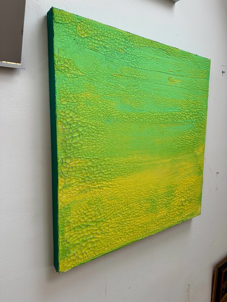 Sarah Schwarzl - UNV / Liminal Green / 0211 (Frame included) #2.1