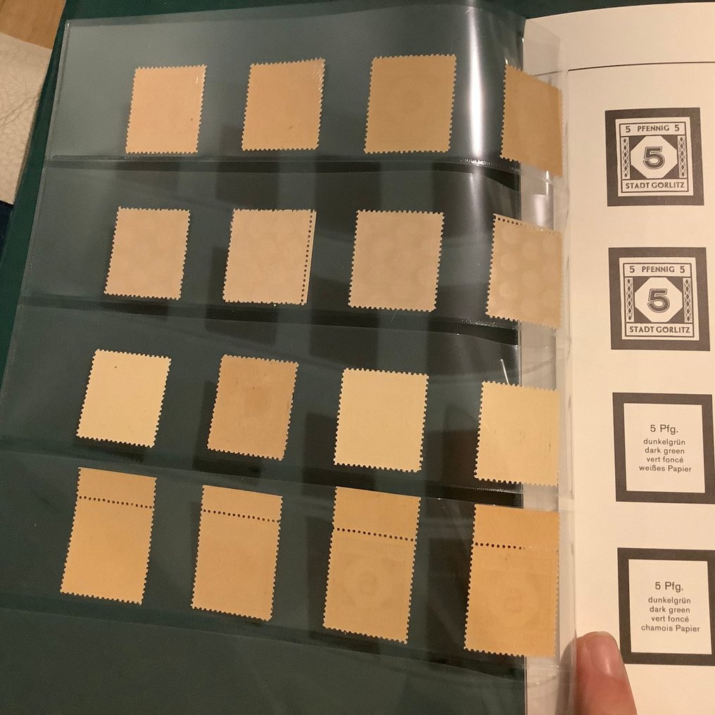 德国 - 本地邮政区 1945/1946 - Gorlitz：完整区域 - Michel 1/16 #2.1