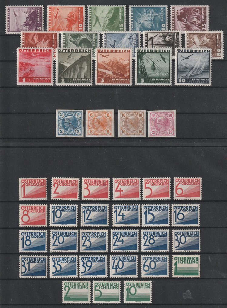 Αυστρία 1901/1935 - Επιλογή από αυτήν την περίοδο όπου port. #1.0