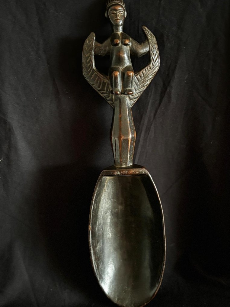 κουτάλι - κουτάλι τελετής Baoulé - Baule - Ακτή Ελεφαντοστού  (χωρίς τιμή ασφαλείας) #1.0